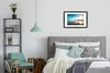 MuchoWow® MuchoWow® Gerahmtes Poster Meer - Boot - Berg Produktbild-Vorschau 5