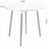 Set da pranzo 1+4, tavolo KAMI 80x80 bianco + sedia BALI Anteprima dell’immagine prodotto 8