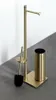 TRILLY Support avec porte-papier toilette et brosse WC, Voir les images du produit 4
