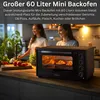 Mini trouba Steinborg 60 l – elektrická trouba 2000 W s Náhled obrázku produktu 2
