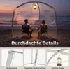 Tente transparente COSTWAY 215 x 215 cm, tente de sport Voir les images du produit 6