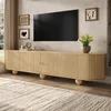 Merax TV-Lowboard mit Schiebetüren, TV-Schrank mit vertikal Produktbild-Vorschau 7
