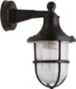 Außenleuchte Wand Echt-Messing Glas E27 IP64 27 cm hoch Produktbild-Vorschau 2
