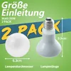 Reptilien Wärmelampe 50W-2er-Pack, Wärmelampe Terrarium Produktbild-Vorschau 2