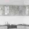 A modern kitchen with grey cabinets and appliances. Anteprima dell’immagine prodotto