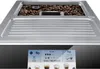 Close-up of the top and front display of a coffee machine. Produktbild-Vorschau