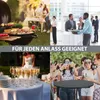 Stehtisch klappbar Ø 80 cm Höhe 110 cm Stahl Gastrotisch Produktbild-Vorschau 5