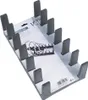 Stojak na pokrywki i talerze czarny 28x15x9 cm Podgląd zdjęcia produktu 3