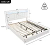 Flieks Polsterbett 140x200cm mit LED, Jugendbett Doppelbett Produktbild-Vorschau 7