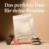 A product shot featuring collagen powder and a small bottle, with marketing text overlay. Produktbild-Vorschau