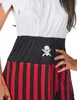 Freibeuterin-Kostüm mit Fransen für Damen schwarz-weiss-rot Produktbild-Vorschau 5