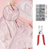 2er Set Druckknopfzange für Kleidung + 80 Rostfreie 9,5 mm Produktbild-Vorschau 8