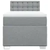Boxspringbett mit Matratze Hellgrau 90x190 cm Stoff, Produktbild-Vorschau 6