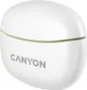 A white Canyon brand Bluetooth headset charging case with the brand name visible. Produktbild-Vorschau