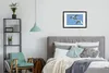 MuchoWow® Gerahmtes Poster Schwan - Vogel - Himmel - Blau Produktbild-Vorschau 5