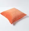 HOMESCAPES Samt-Kissenbezug 2er-Set in Orange, 40 x 40 cm Produktbild-Vorschau 4