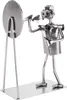 A metal figurine of a dart player aiming a dart at a dartboard, displayed on a white background. Náhled obrázku produktu