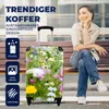 MuchoWow® Koffer Handgepäck Trolley Rollkoffer Kleine Produktbild-Vorschau 2
