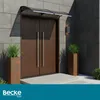 Tettoia per porta 200x100 cm grigio Anteprima dell’immagine prodotto 15