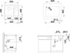 Granitový dřez Blanco SUBLINE 340/160-U 460 x 555 mm černá Náhled obrázku produktu 8