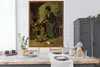 MuchoWow® Poster Bäuerin beim Kochen am Kamin - Vincent van Produktbild-Vorschau 3