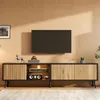 Mobile TV Merax con illuminazione a LED, mobile TV da Anteprima dell’immagine prodotto 3