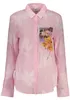 Stylische Damen Langarmbluse in Rosa - Gestreift und Bequem Produktbild-Vorschau 1