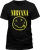 Nirvana Flower Sniffin (Back Print) Black 2XL T-Shirt Produktbild-Vorschau 1
