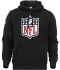 Sweat capuche NFL New Era Team logo PO Hoody noir Voir les images du produit 1