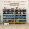 COSTWAY 7-poziomowa szafka na buty z drzwiami maszynowymi, Podgląd zdjęcia produktu 4