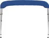 vidaXL 3-Bow Bimini Top bleu 183x160x137 cm Voir les images du produit 5