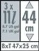 Hailo Abfalltrenner"Öko Trio Plus l" 3 x 9 l weiß 0633-230 Náhled obrázku produktu 38
