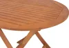 Gartentisch Balkontisch STOCKHOLM | rund 90 cm | aus FSC Eukalyptus Anteprima dell’immagine prodotto