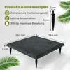Lot de 8 dalles COSTWAY 39,5 x 39,5 cm avec piquets, dalles Voir les images du produit 3