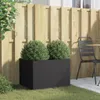 vidaXL Bac à plantes noir 62x47x46 cm acier Voir les images du produit 3