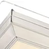 LED Deckenlampe, Chrom, verspiegelt, quadratisch, satiniert Produktbild-Vorschau 7