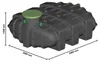 Sammelgrube flach 2500 Liter AQUA-WASTE für Abwasser Produktbild-Vorschau 4