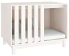 vidaXL Dog House White 90x60x67 cm Masivní borovicové dřevo Náhled obrázku produktu 5