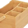 Relaxdays Držiak na príbory z bambusu, 4 priehradky, s Náhľad obrázku produktu 7