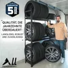 ALL Premium Reifenregal 180x110x40cm schwarz – stabiles Produktbild-Vorschau 6
