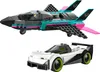 LEGO City Düsenflieger vs. Rennauto - Spielzeug Set mit Produktbild-Vorschau 9