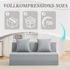 Faltbares Schlafsofa 140x200 cm mit Kissen für Zwei, Produktbild-Vorschau 8