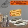 2er Set Katzenklo ohne Deckel Doppelpack Katzentoilette mit Produktbild-Vorschau 6