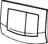 TECEambia WC-Betätigungsplatte für Zweimengentechnik chrom Anteprima dell’immagine prodotto 6