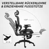 HOMCOM Bürostuhl Schreibtischstuhl mit Armlehne, Produktbild-Vorschau 6