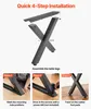 SucceBuy Patins de table, lot de 2, 760 x 750 mm, piètement Voir les images du produit 6