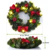 LED Türkranz Ø30 cm mit roten Schleifen Äpfeln 15 Produktbild-Vorschau 6