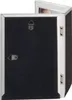 The back of a white picture frame with a black insert and hanging hardware. Náhled obrázku produktu
