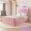 Flieks Polsterbett 90x200cm mit Ladefunktion, Kinderbett Produktbild-Vorschau 2