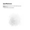 A pile of white salt crystals on a white background, with text describing product specifications. Náhľad obrázku produktu